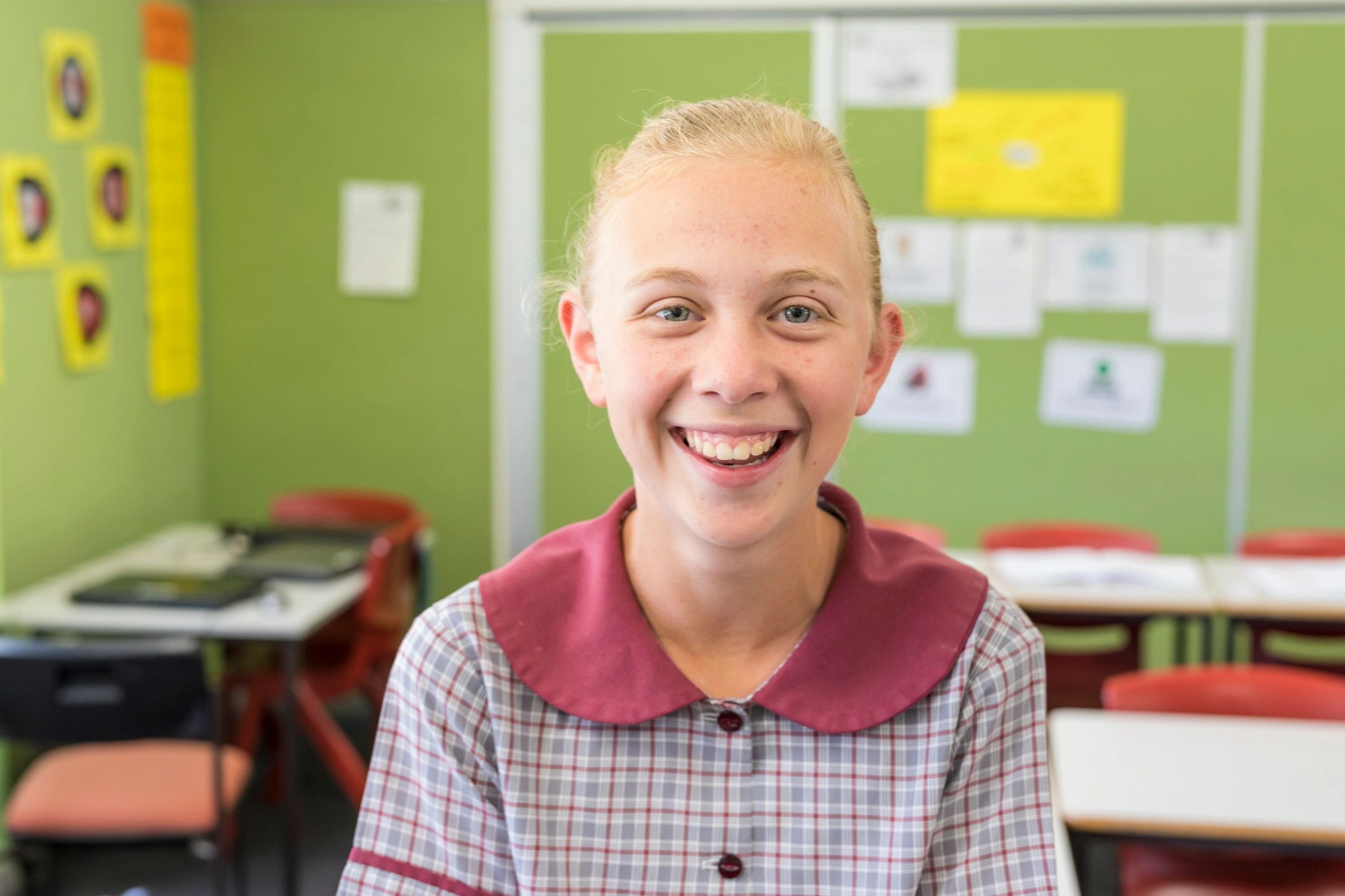 school testimonial portrait